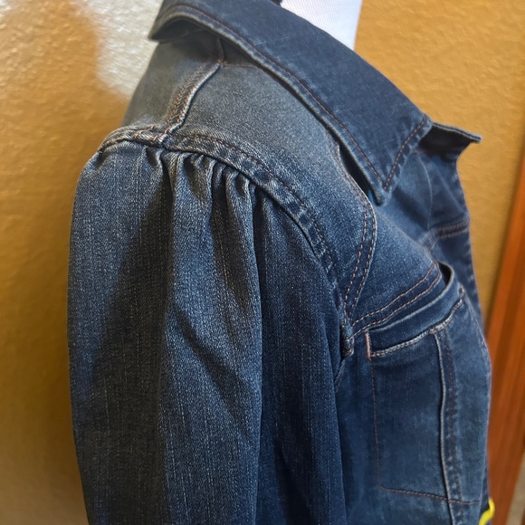 Wit & Wisdom Blue Jean Jacket Fitted Tailored Style - Picture 4 of 15